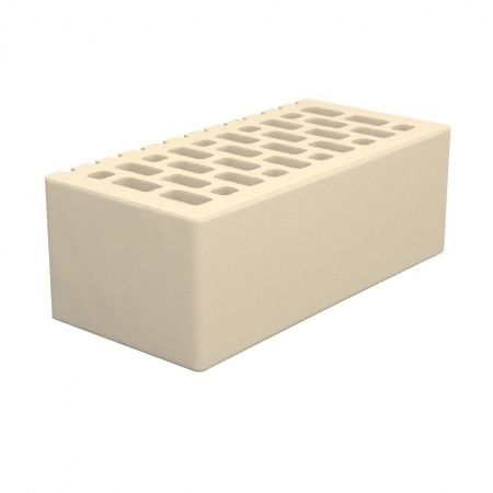 Алексеевский кирпич лицевой 1.4НФ слоновая кость гладкий