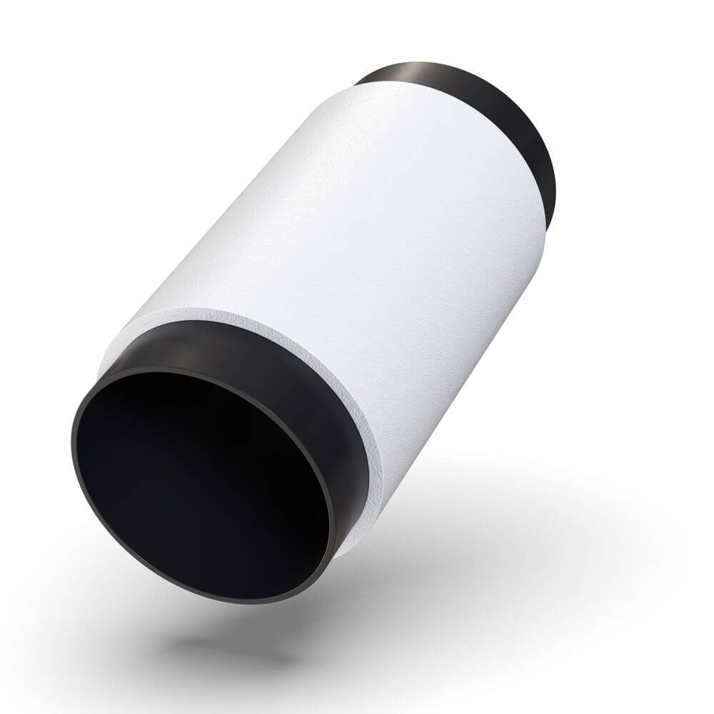 Труба изолированная Ø110 (для выхода универсального) черный