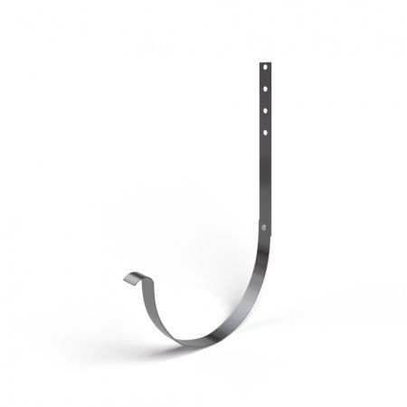 Держатель желоба D125х280 усилен. (3 мм) RAL9005