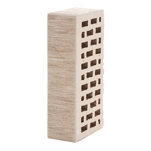 Кирпич ЛСР лицевой керамический пустотелый 1НФ светло-серый тростник