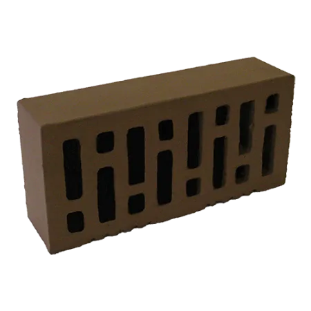 Починковский кирпич лицевой коричневый гладкий 1НФ