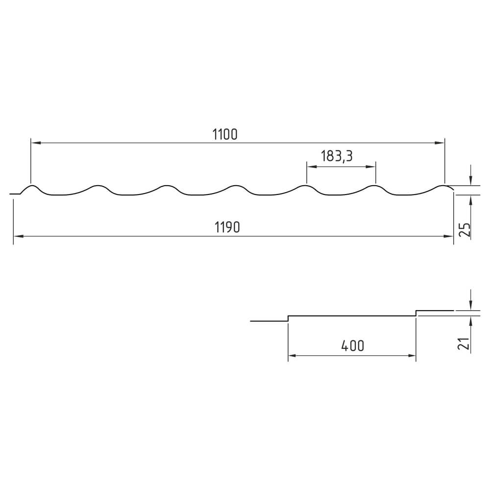 Металлочерепица Макси