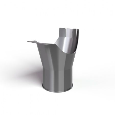 Воронка выпускная D150/100 RAL9005