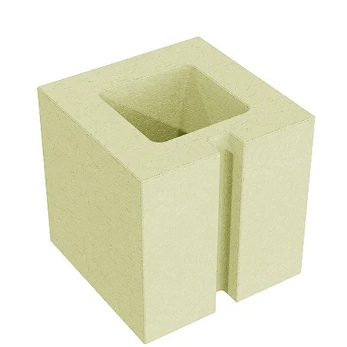 Стеновой полублок СБП 19 желтый на бц