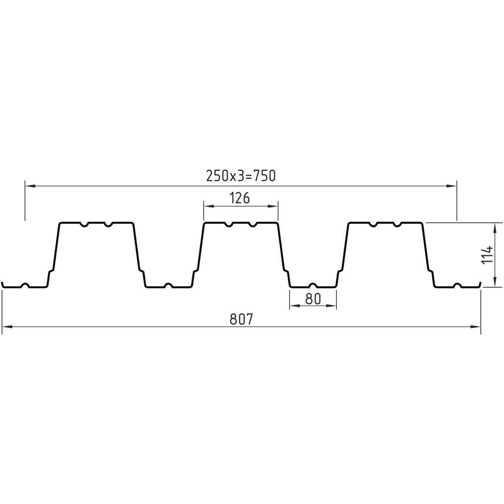 Профнастил H-114