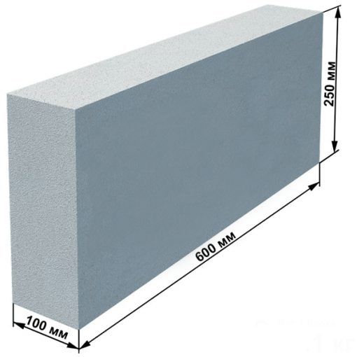 Газобетонный перегородочный блок Build stone Газобетонный перегородочный блок Build stone