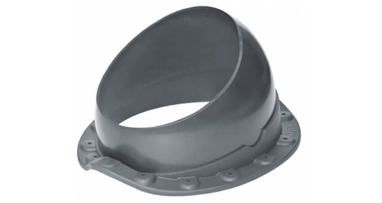 Проходный элемент Base-VT Wave 125/150 серый