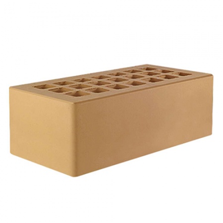 Железногорский кирпич лицевой 1,4НФ солома гладкий