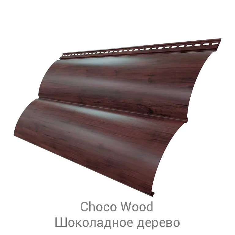 Сайдинг металлический Блок-хаус New Print РФ 0.45/25