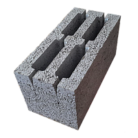 Блок керамзитобетонный 4-х пустотный Стройтекс 390 х 190 х 188