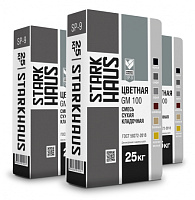 Смесь кладочная STARKHAUS ЦПС-100 ЗИМА красная 25 кг