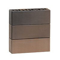 Кирпич лицевой Volgabrick Флеш Гладкий 0,9НФ 