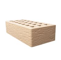 Саранский кирпич лицевой (СЗЛК) 1НФ слоновая кость ольха1